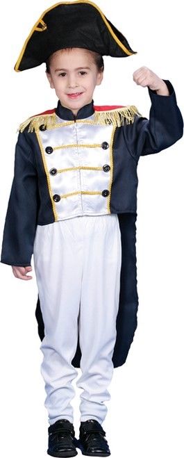 Child's Historical Colonial General Dress Up Costume NEW Size Large 12-14 Years