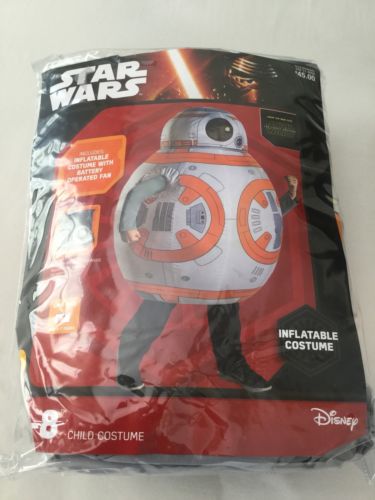 Disney Star Wars BB-8 Inflatable Costume ONE SIZE 5 - 7 Years