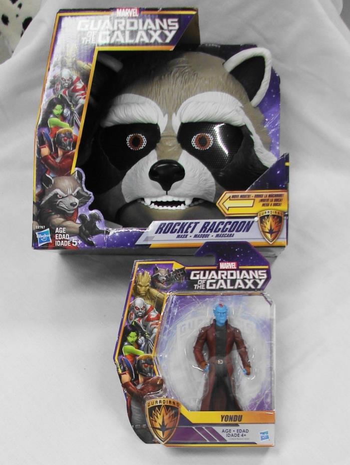 Marvel Guardians of the Galaxy Rocket Raccoon Mask & Yondu Action Figure
