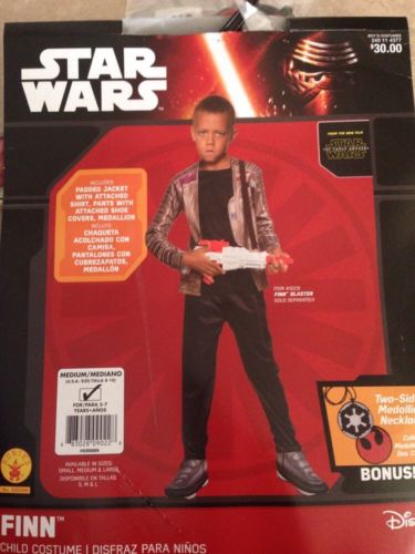 Star Wars FINN Costume Boy Med 8-10 New