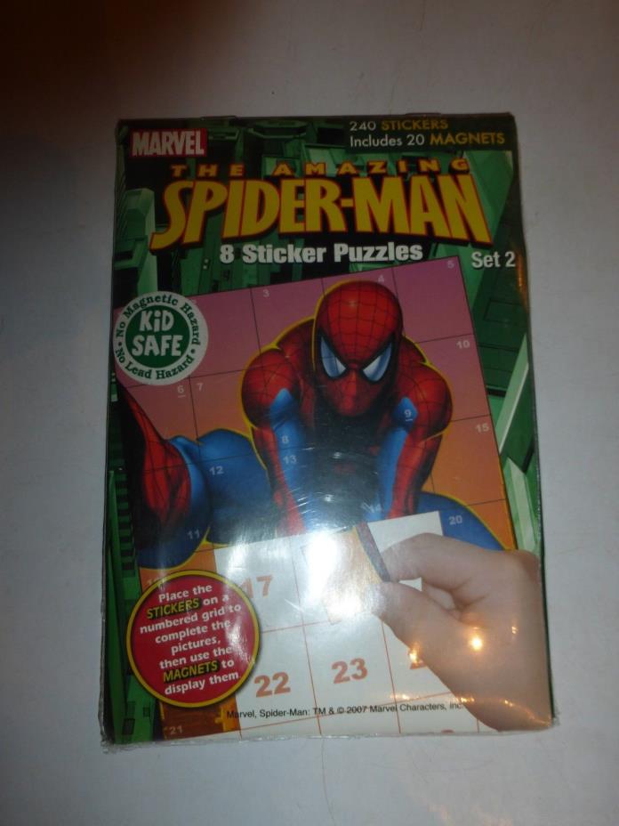 The Amazing Spiderman - 8 Sticker Puzzles - Set 2  B250