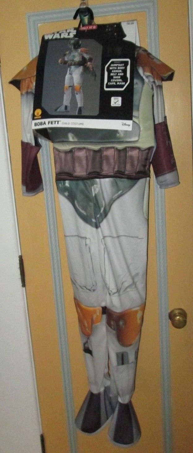 Star Wars Boba Fett Child Costume Size Small 4 - 6 Dress up fun