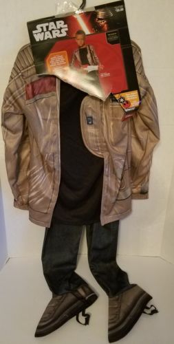 Star Wars Finn Child Costume Boys Large Complete Padded Jacket Shirt Pants