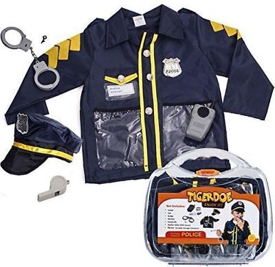 Police Costume for Kids - Policeman Costume With Durable Case - Police Officer C