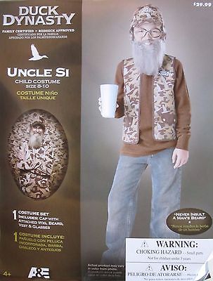 Duck Dynasty Uncle Si Costume Size 4-6, 8-10, 12-16 - NWT- InCharacter - A&E