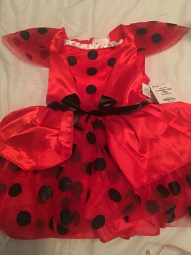 Ladybug Mariquita Costume 3 - 4 Toddler Pretend Play Dress up