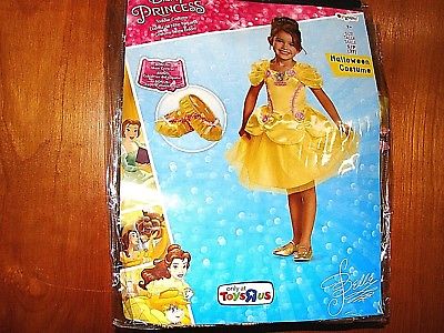 NEW DISNEY PRINCESS BEAUTY & THE BEAST BELLE HALLOWEEN COSTUME GIRL SIZE 2T NWT