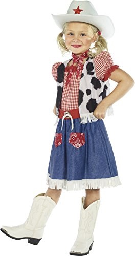 Smiffy's Cowgirl Sweetie Costume - Dress Up & Pretend Play