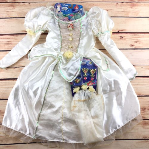NEW Disney The Little Mermaid Bride Dress Costume Set Toddler Girls 3T 4T 5T