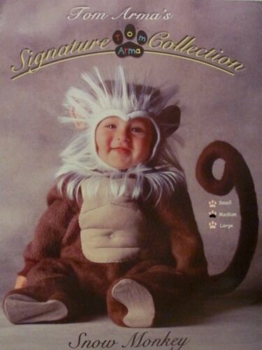 NWT TOM ARMA SIGNATURE COLLECTION SNOW MONKEY COSTUME 12-18 MO NEW IN PACKAGE