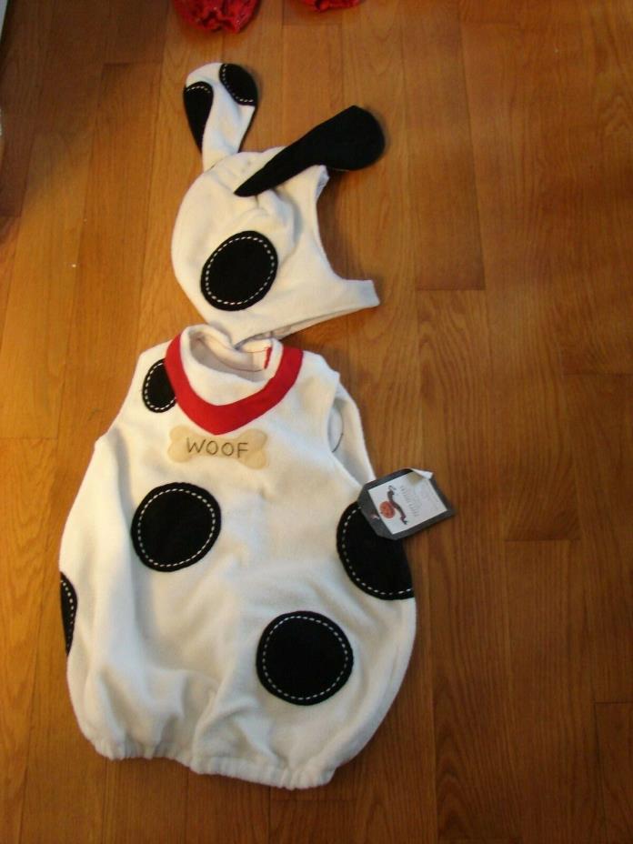POTTERY BARN KIDS HALLOWEEN PUPPY COSTUME SIZE 2T-3T ADORABLE DALMATION