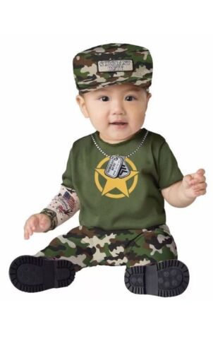 Sergeant Duty Infant Halloween Costume Size 12-18 Month