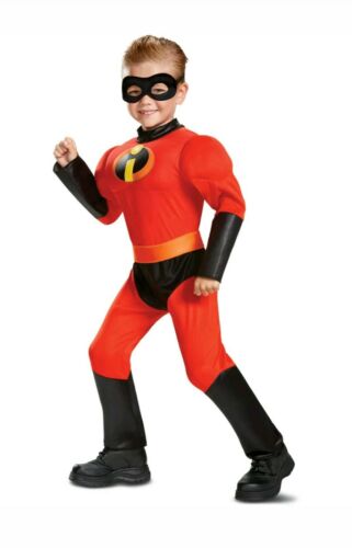 NWT Disney Pixar Incredibles 2 Dash Toddler Costume 2T With Muscles