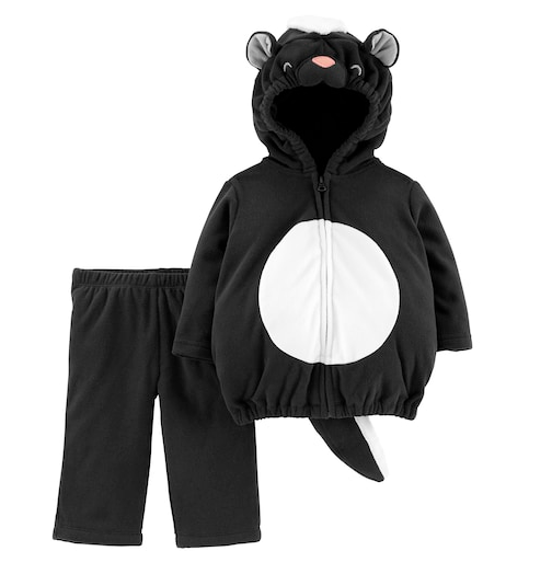 NEW NWT Boys or Girls Carter's Halloween Costume Skunk 12/18/24 Months