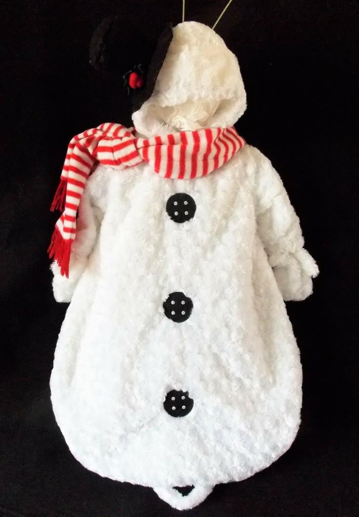 Miniwear Snowman Baby Bunting Costume 0-9 Mo Halloween Winter Christmas Costume