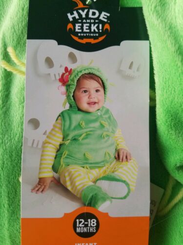 Halloween Infant Hyde and EEK Infant Green Cactus Costume Size 12-18 months NWT