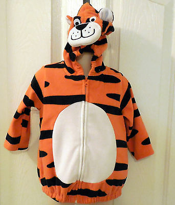 CARTERS TIGER Halloween COSTUME size 12 Mo hooded Jacket #Y379