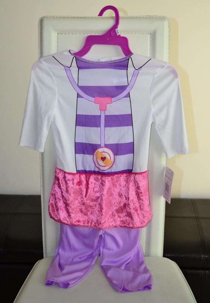 doc mcstuffins costume toddler girls 3t-4t brand new with tags