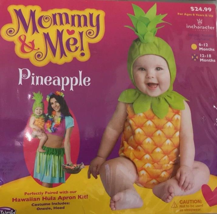 PINEAPPLE Infant Baby Halloween Costume 12-18 Months  Mommy & Me InCharacter NEW