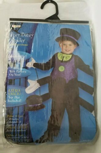 Itsy Bitsy Spider Insect Dress Up Halloween Toddler Child Costume Size 3T-4T NEW