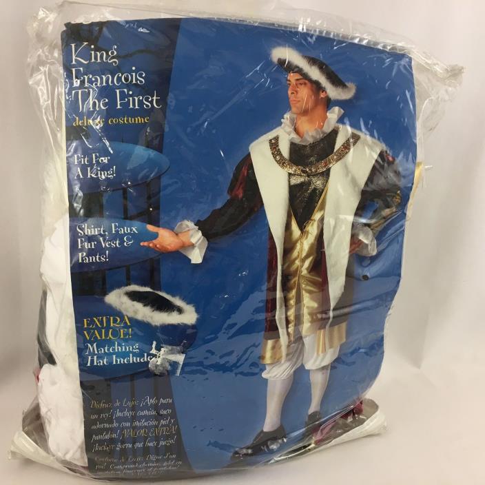 King Francois The First Renaissance Costume Mens Adult Fits up to 46 Reenactment