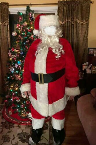 VINTAGE 1950s Complete Professional SANTA SUIT Marked 