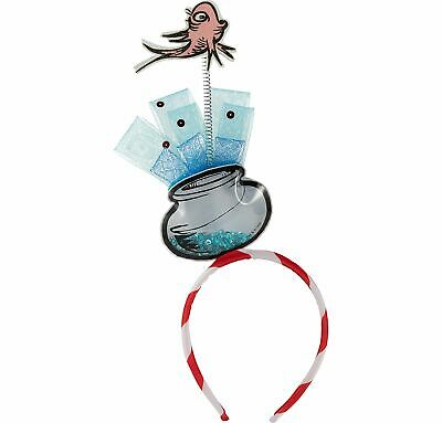 Kids Cat in the Hat Fish Bowl Head Bopper Dr. Seuss Costume Accessories One Size