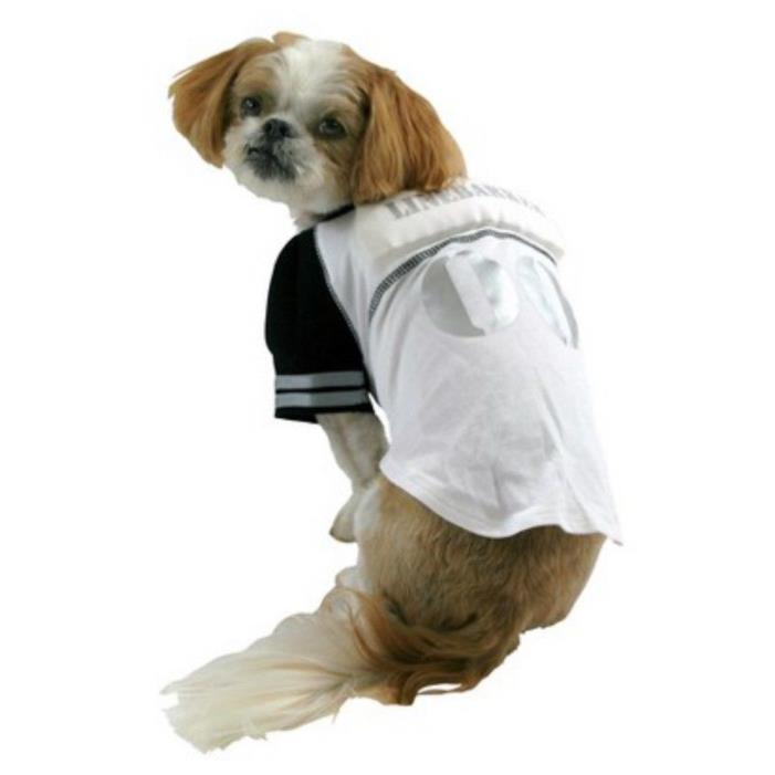 Linebarker Dog Costume Padded Pet Tee Halloween Football T-Shirt Small