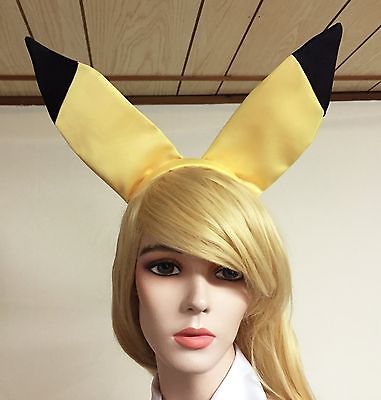Pikachu Pokemon Cosplay Ears Costume