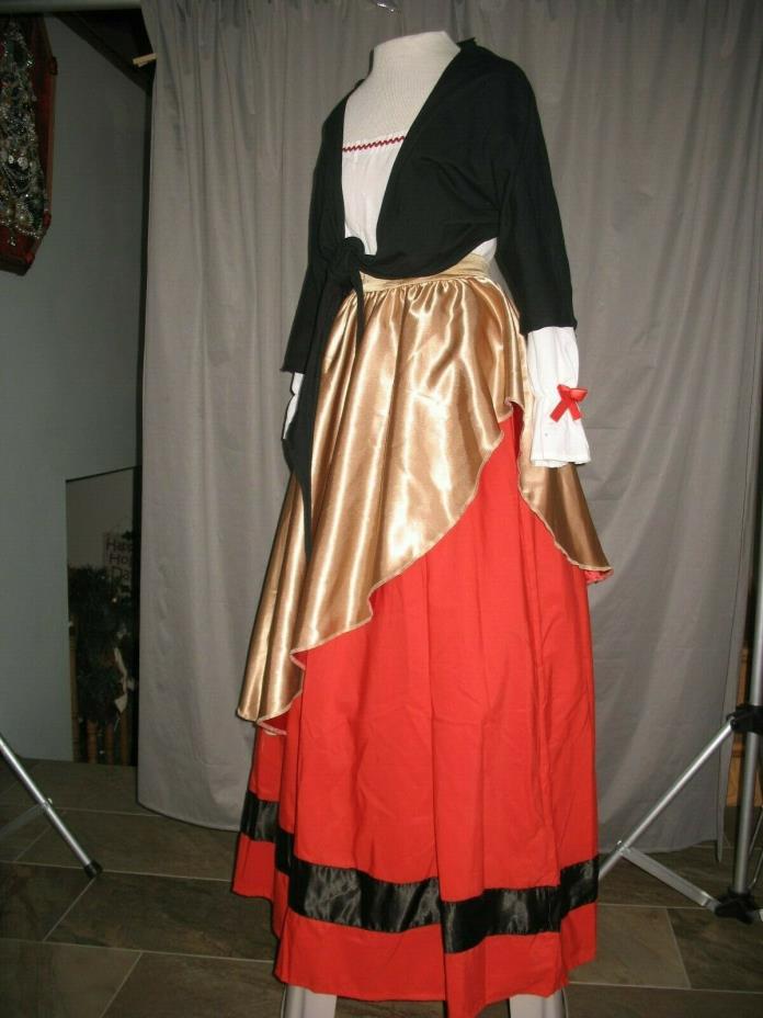 Victorian Dress Colonial Costume Civil War Reenactment Style Outfit