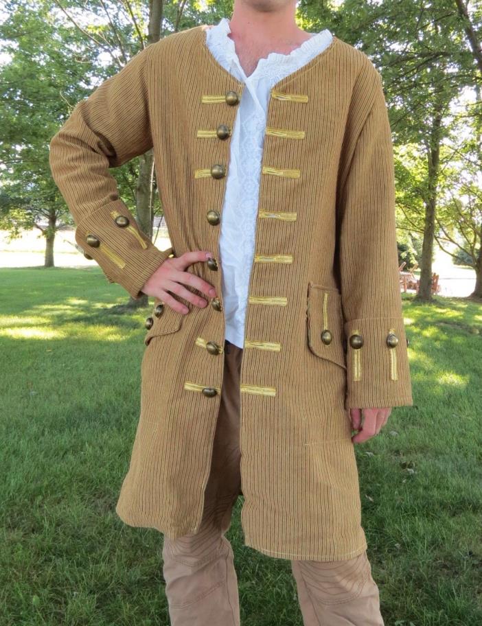 NEW 1800 Brown Pirate Topcoat
