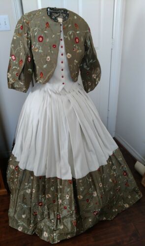 Costumes, Reenactment, Theater - Civil War 1800s Victorian Dress