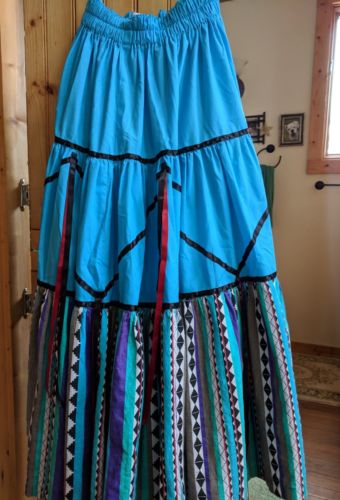 NATIVE AMERICAN REGALIA VINTAGE KETUKLA ORIGINAL ALBUQUERQUE SKIRT AND TOP SALE*