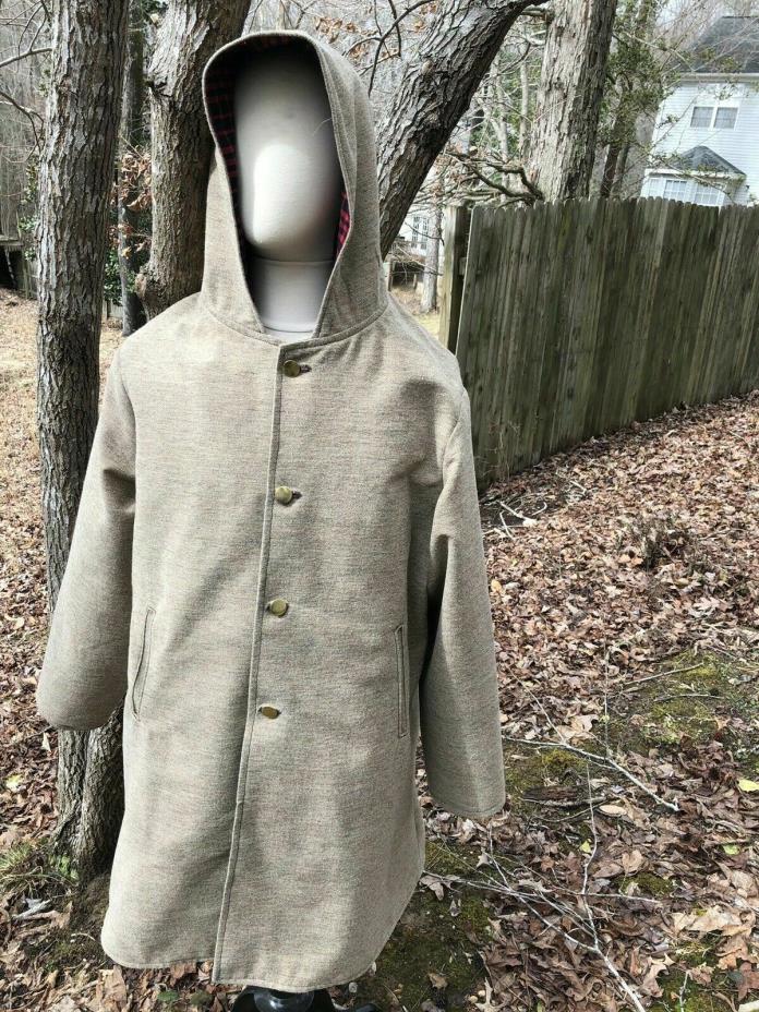 NEW CJ Daley Confederate Hooded Overcoat