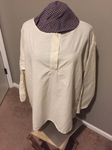 Civil War NEW Cotton Size XL Muslin Civilian Undershirt Reproduction