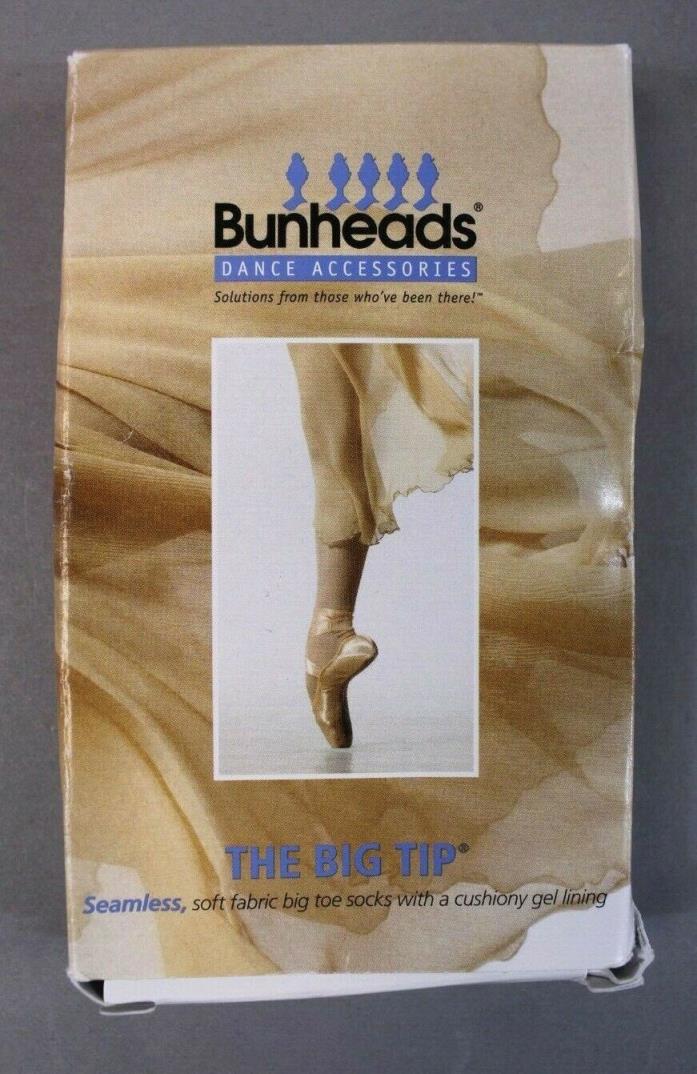 Bunheads Women's The Big Tip Big Toe Socks 2 Pk AN3 Beige O/S NWT