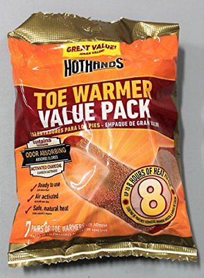 WSB HotHands Toe Warmer Value Pack (7 Pairs) 8 HOURS OF HEAT