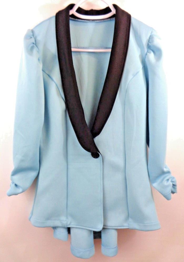 Weissman Costumes Blazer Style 9780 Mature Adult Neoprene Light Blue 3/4 Sleeve