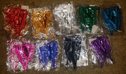 NEW STRIPPER EXOTIC DANCER LOT OF 52 micro Thong G strings in bags
