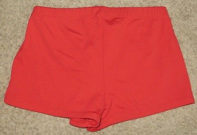 Capezio Red Booty Dance Hot Shorts Size LA Largel Adult