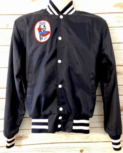 Vintage Swingster World Of Wearables SQUARE DANCE PATCH Jacket Adult Sm Retro