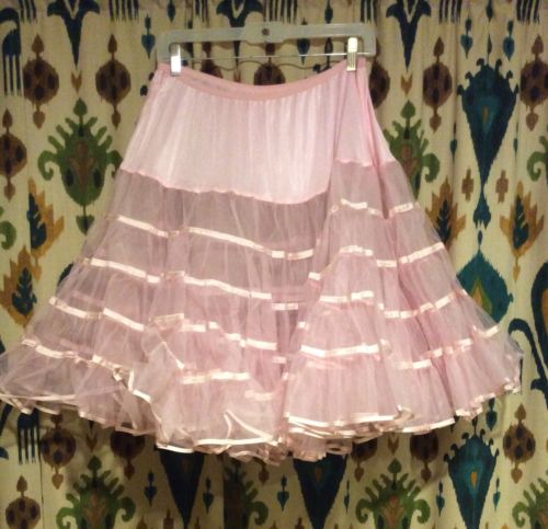 Pink Petticoat Partners Please Malco modes Large Retro Rockabilly