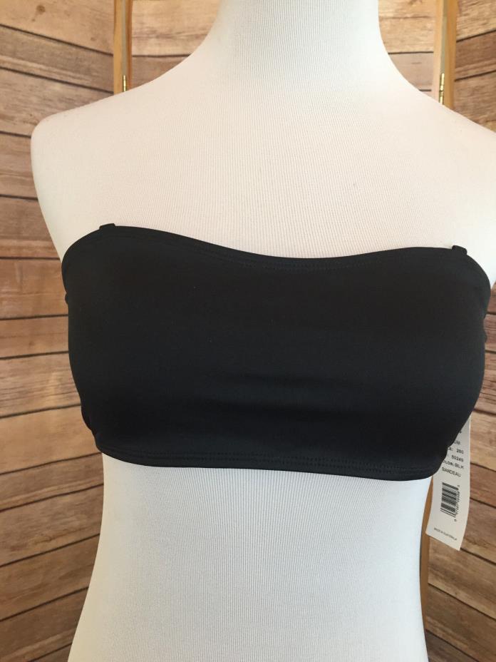 Body Wrappers Black Bandeau 280 Halter Bra Adult Medium Dancewear NEW
