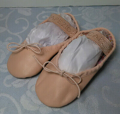 Capezio Toddler Girls Size 7.5 Pink Leather Ballet Shoes Daisy