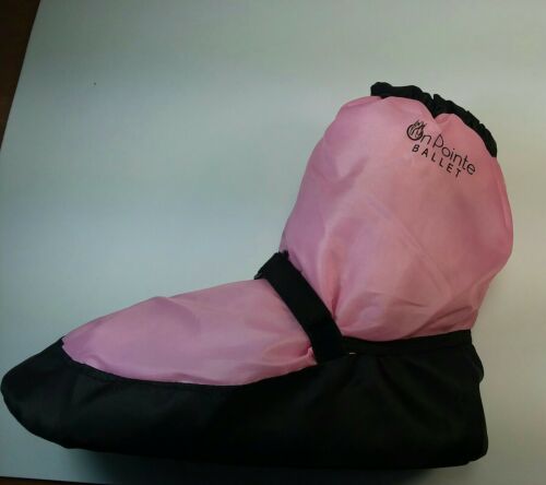 On Pointe Ballet Warm Up Booties Womens Medium Pink New