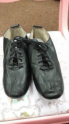 Capzio Black or Tan Jazz Shoes, PP02 - JUST REDUCED