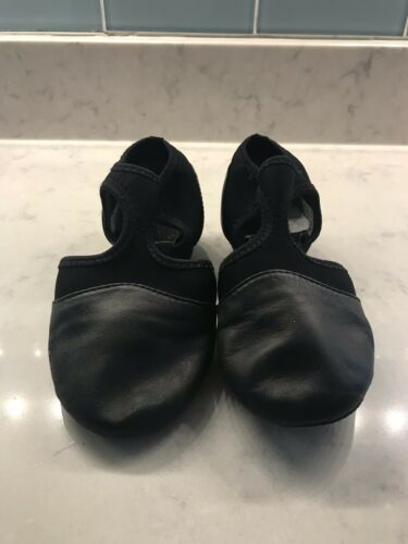Capezio Dance Pedini Femme Jazz Shoes (Women's) Black Leather 6 M