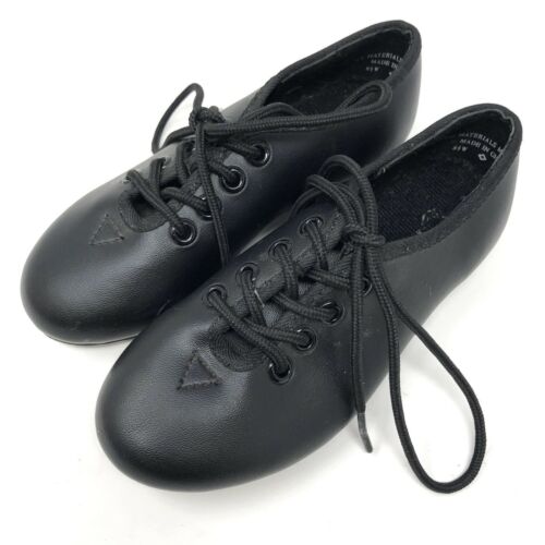 Bloch Toddler Black Tap Shoes Lace Up Size 8W