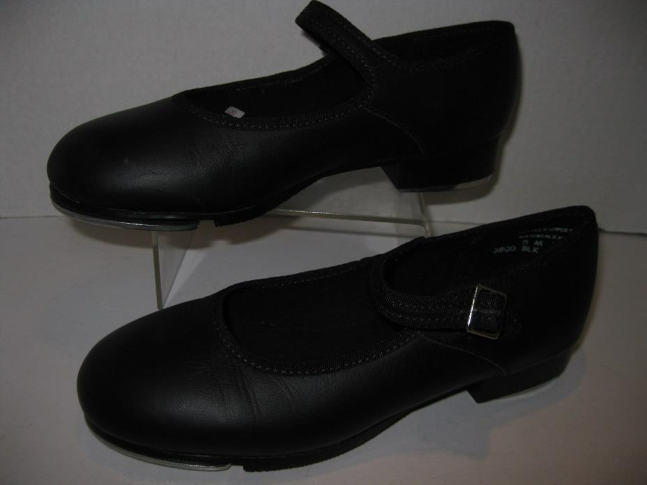 Capezio womens size 5 black leather mary jane tap shoes