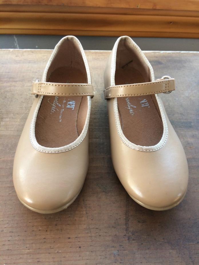 ABT (American Ballet Theatre) Spotlights Toddler Tap Shoes, Beige, Toddler 8